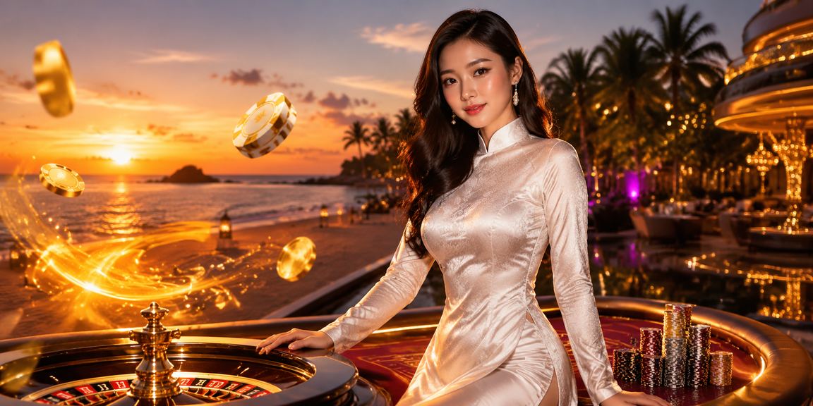Cảnh casino hiện đại tại Việt Nam với bàn cược sôi động